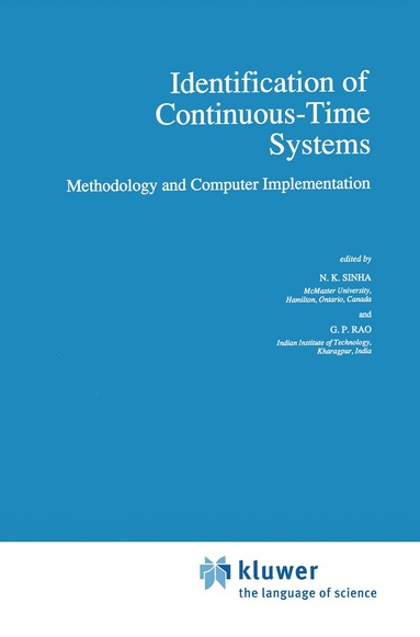 bokomslag Identification of Continuous-Time Systems