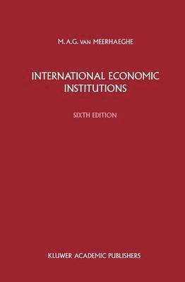 International Economic Institutions 1