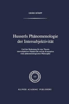 bokomslag Husserls Phnomenologie Der Intersubjektivitt