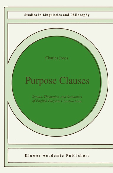 bokomslag Purpose Clauses