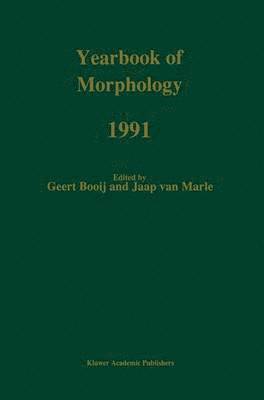 bokomslag Yearbook of Morphology 1991