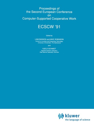 bokomslag Proceedings of the Second European Conference on Computer-Supported Cooperative Work