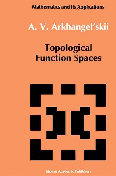 bokomslag Topological Function Spaces