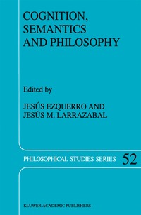 bokomslag Cognition, Semantics and Philosophy