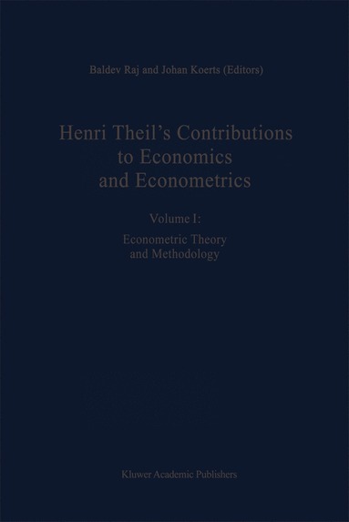 bokomslag Henri Theils Contributions to Economics and Econometrics