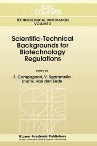 bokomslag Scientific-Technical Backgrounds for Biotechnology Regulations