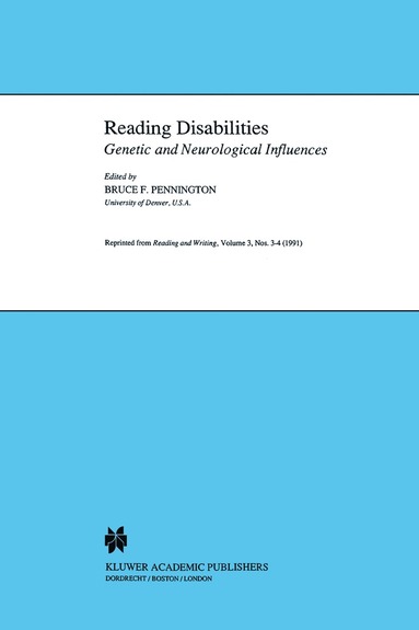 bokomslag Reading Disabilities