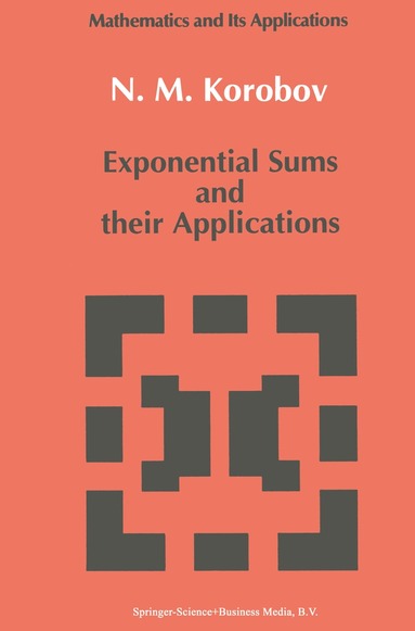 bokomslag Exponential Sums and their Applications