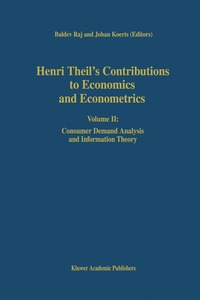 bokomslag Henri Theil's Contributions to Economics and Econometrics