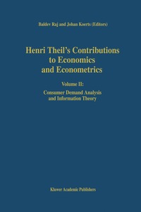 bokomslag Henri Theils Contributions to Economics and Econometrics