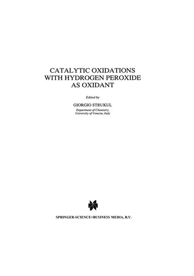 bokomslag Catalytic Oxidations with Hydrogen Peroxide as Oxidant