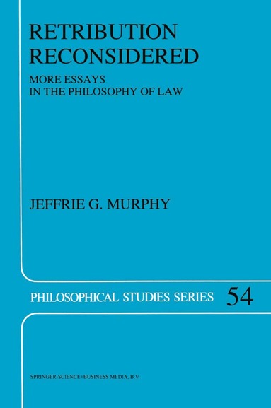 J.G. Murphy - Retribution Reconsidered, Inbunden