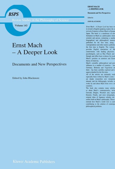 bokomslag Ernst Mach  A Deeper Look