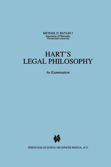 M.E. Bayles - Hart's Legal Philosophy, Inbunden