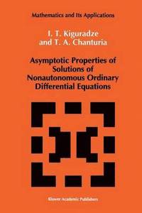 bokomslag Asymptotic Properties of Solutions of Nonautonomous Ordinary Differential Equations