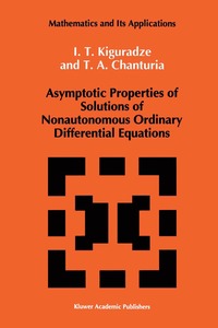 bokomslag Asymptotic Properties of Solutions of Nonautonomous Ordinary Differential Equations