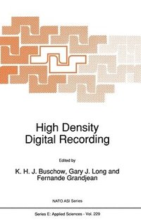 bokomslag High Density Digital Recording