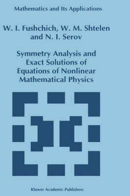 Symmetry Analysis and Exact Solutions of Equations of Nonlinear Mathematical Physics 1