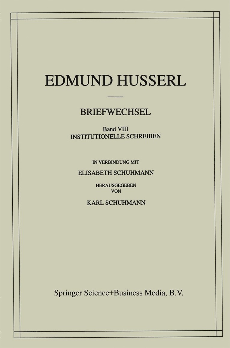 Briefwechsel 1