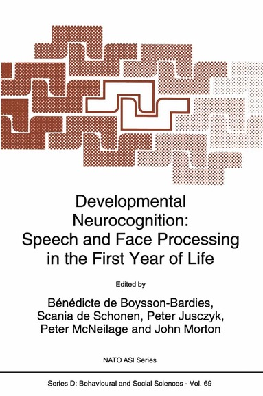 Benedicte De Boysson Bardies, NATO Advanced Research Workshop on Chang, B. De Boysson-Bardies, Scania de Schonen, Peter Jusczyk, Peter MacNeilage, John Morton - Developmental Neurocognition, Inbunden