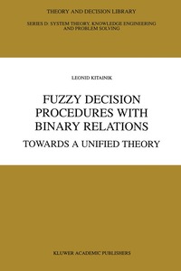 bokomslag Fuzzy Decision Procedures with Binary Relations