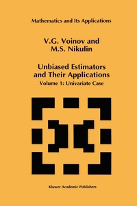 bokomslag Unbiased Estimators and Their Applications