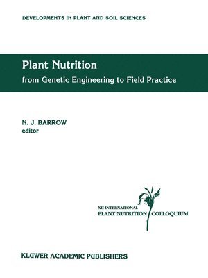 Plant Nutrition  from Genetic Engineering to Field Practice 1