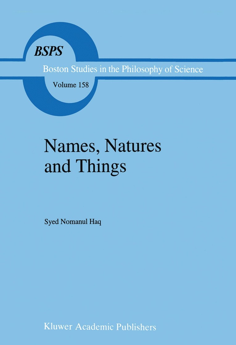 Names, Natures and Things 1