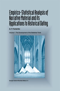 bokomslag Empirico-Statistical Analysis of Narrative Material and its Applications to Historical Dating