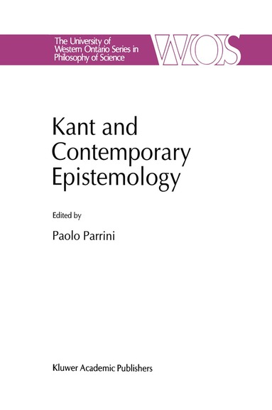 P. Parrini - Kant and Contemporary Epistemology, Inbunden