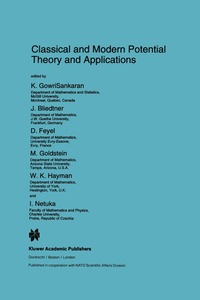 bokomslag Classical and Modern Potential Theory and Applications
