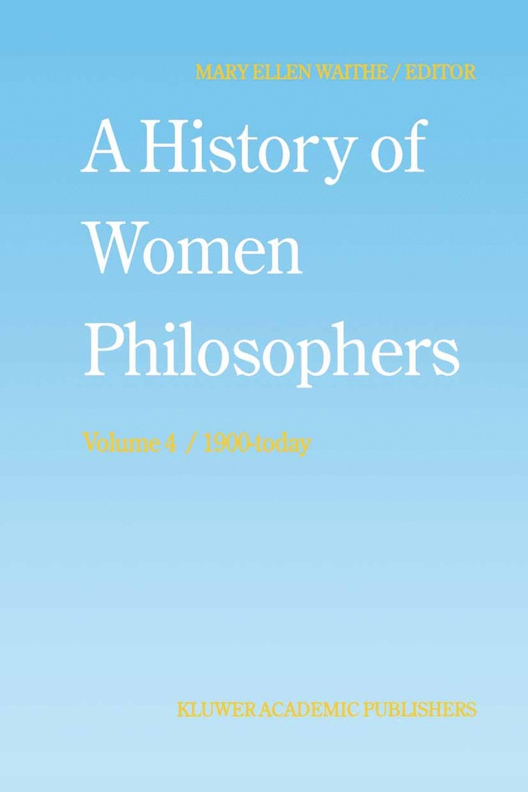 History of Women Philosophers 1