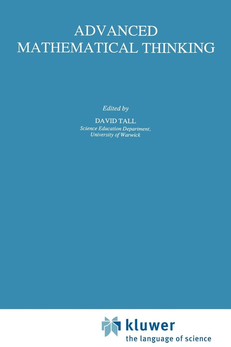 David Tall - Advanced Mathematical Thinking, Häftad