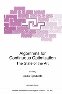 bokomslag Algorithms for Continuous Optimization