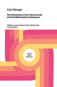 bokomslag Reminiscences of the Vienna Circle and the Mathematical Colloquium