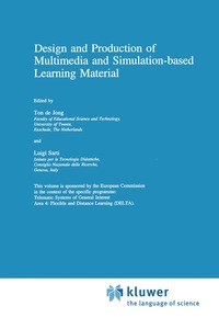 bokomslag Design and Production of Multimedia and Simulation-based Learning Material