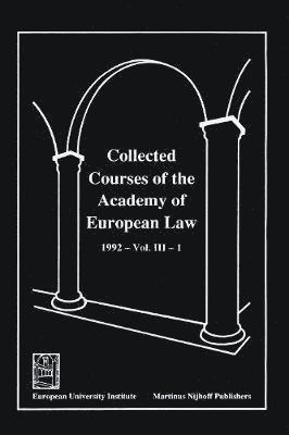 bokomslag Collected Courses of the Academy of European Law:European Community Law, 1992