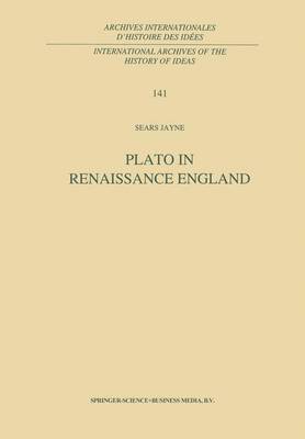 S. Jayne - Plato in Renaissance England, Inbunden