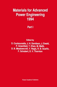 bokomslag Materials for Advanced Power Engineering 1994