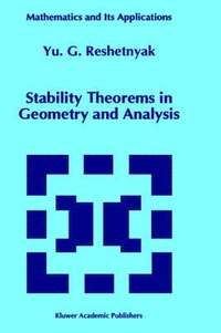 bokomslag Stability Theorems in Geometry and Analysis