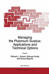 bokomslag Managing the Plutonium Surplus: Applications and Technical Options