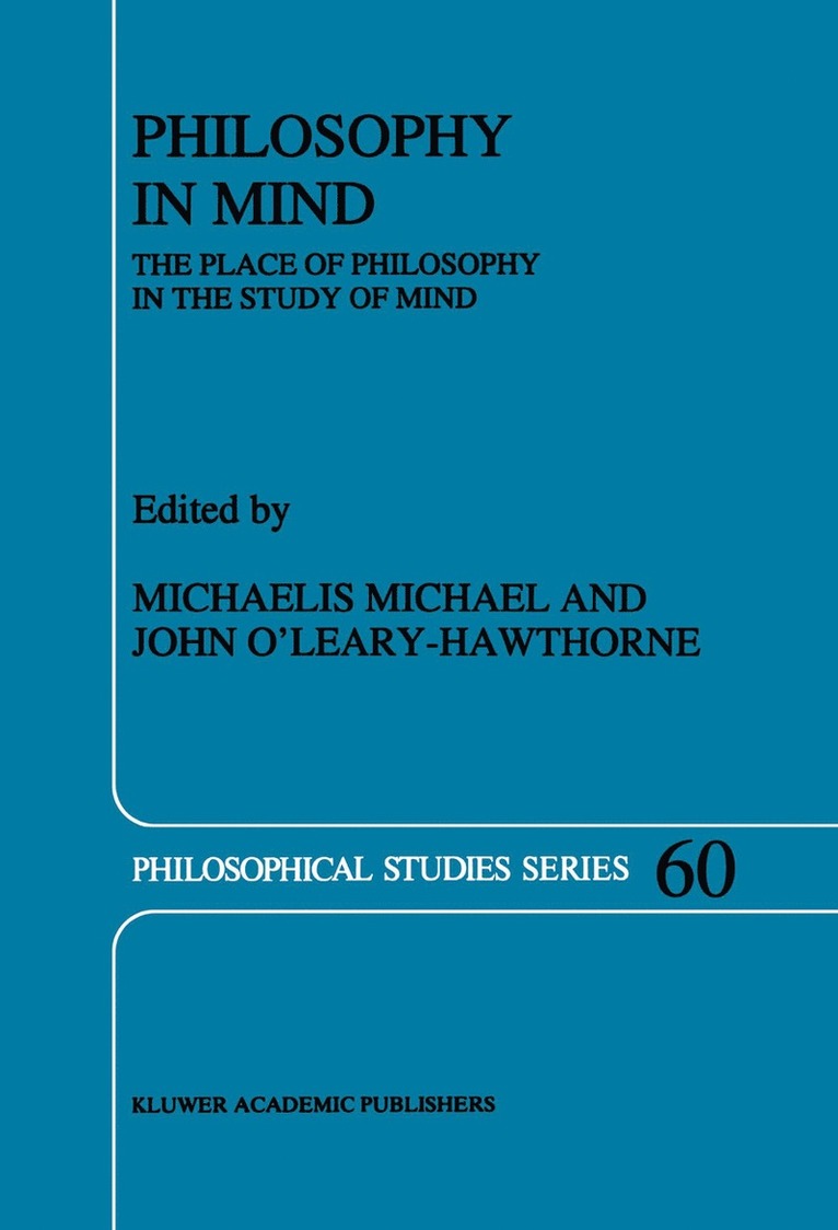 Philosophy in Mind 1