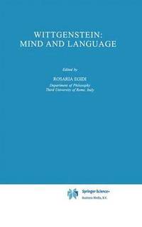 bokomslag Wittgenstein: Mind and Language