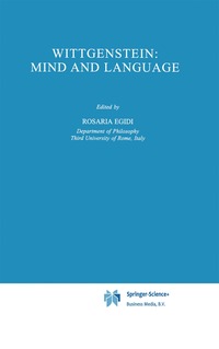 bokomslag Wittgenstein: Mind and Language