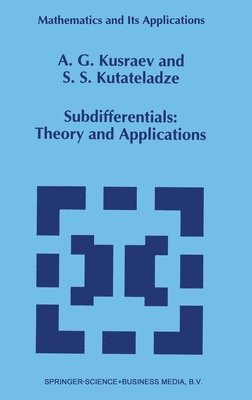 Subdifferentials 1