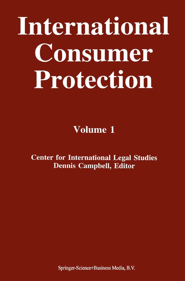 International Consumer Protection 1