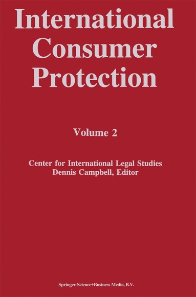 bokomslag International Consumer Protection