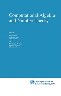 bokomslag Computational Algebra and Number Theory