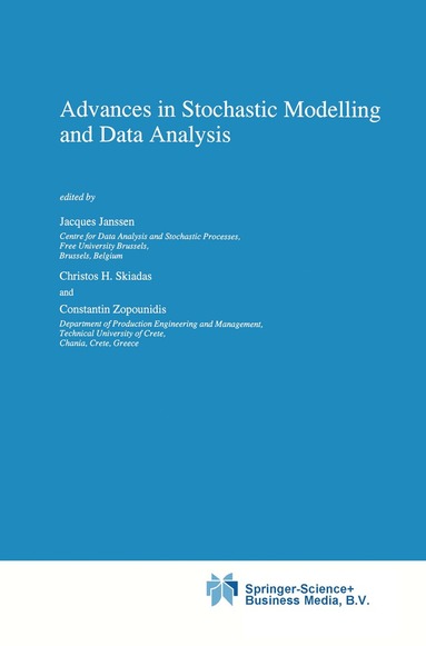 bokomslag Advances in Stochastic Modelling and Data Analysis