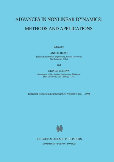 bokomslag Advances in Nonlinear Dynamics: Methods and Applications